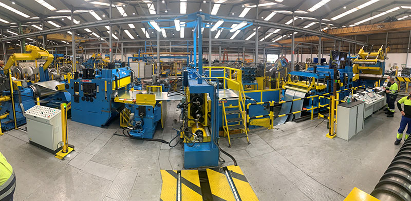Coil processing lines