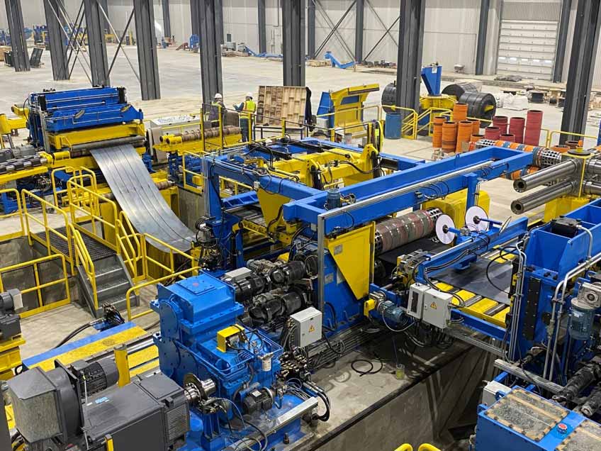 Athader Installs a New Slitting Line in Nove Steel Inc.