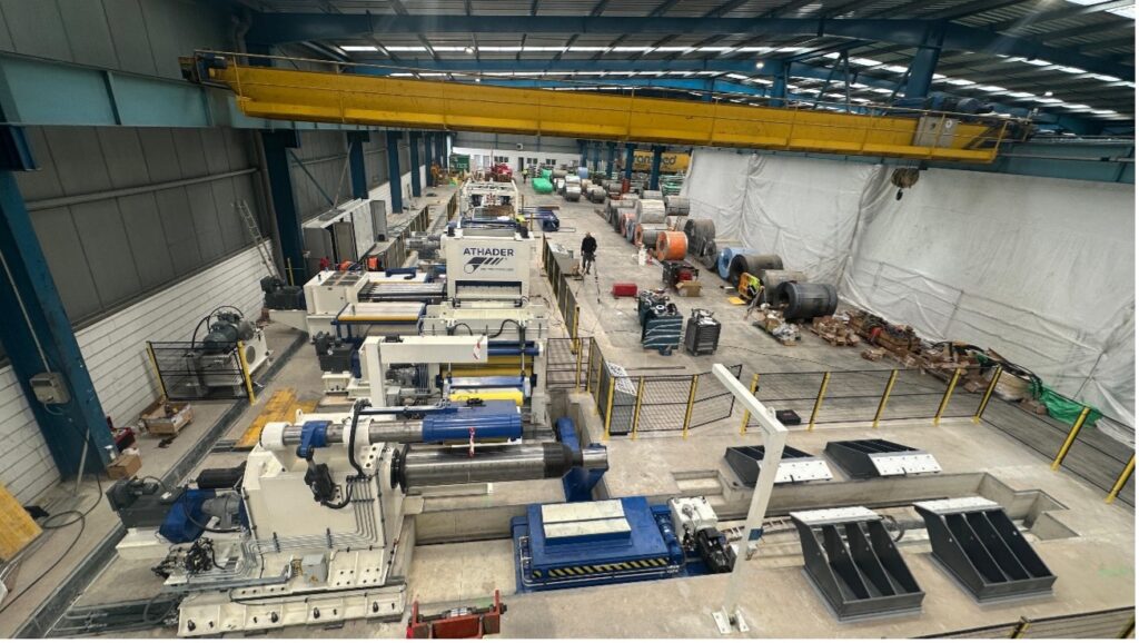 High Production Cut to Length Line in Barcelona.